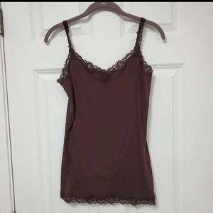 Brown tank top cami